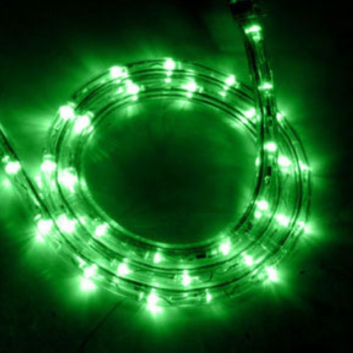100m 2 Wire Round Rope Light