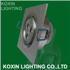 3*1W High Power LED Ceiling Light (Square Shape)