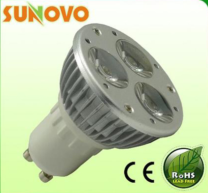 3x1w GU10 Light