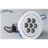 7W High Power LED Recessed Downlight with Aluminium Alloy Case