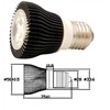 E27 LED Lamp 3*1W (HBC003WDLE27)