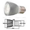 E27 LED Spot Light 3*1W (HBC003WELE27)