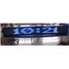 large clear high resolution blue waterproof numeric led display
