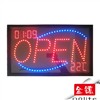 Open Sign with Temperture Display