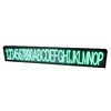 p7.62 semi-outdoor green one line message new products led screen