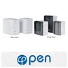 Plastic latch and hinge type