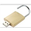Promotional Gifts Wooden Lock  USB Pen Drive