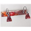 Red mirror front lamp