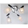 Western modern iron glass lamp