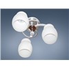 Whiet modern unusual aluminum glass lamp 0013-3